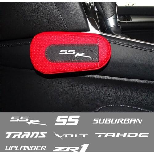 Car soft leather leg pads knee pads seat support elbow support For Chevrolet ZR1 Volt S5 SSR TAHDE car accessories