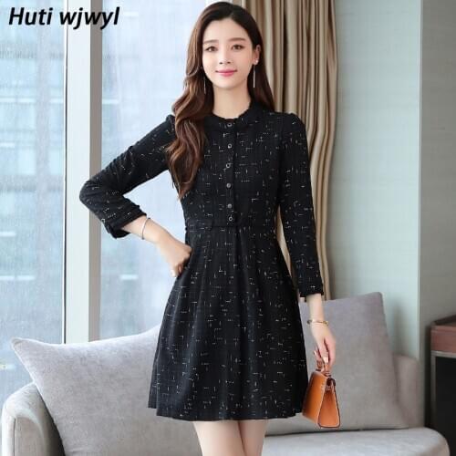 2021 Black Long Sleeve Sexy Mini Dresses Spring Autumn Plus Size Solid Club Dress Women Bodycon Elegant Casual Party Vestidos