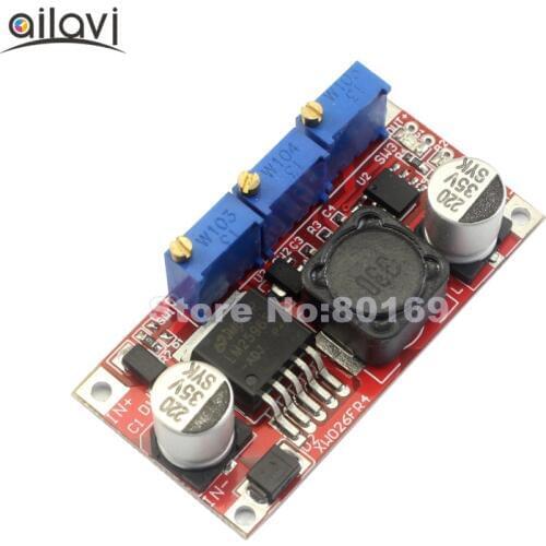 DC-DC Buck Converter 7V-35V to 2V-30V 3A 15W CC/CV Adjustable Voltage Step-Down Power Supply Module LM2596
