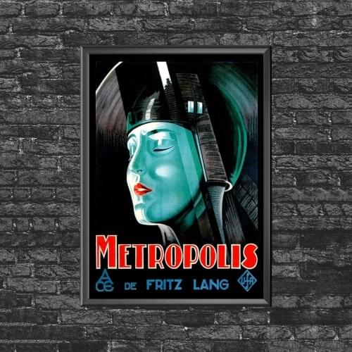 Metropolis - Ufa Fritz Lang Silent Cinema Movie Poster Wall Painting Home Decoration (No Frame)