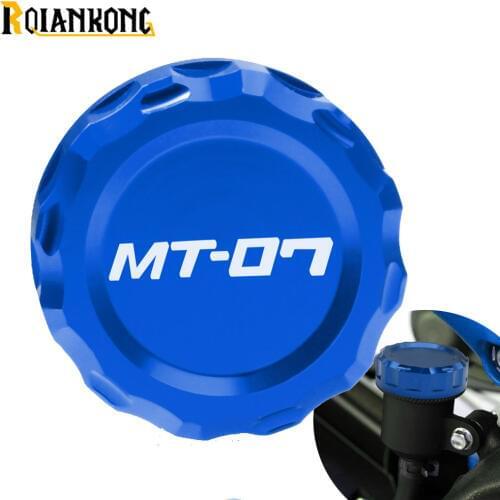 Cylinder Reservoir Cover For YAMAHA MT07 MT-07 FZ09 FZ-07 2013-2016 2015 Motorcycle Front Brake Clutch Fluid Reservoir CNC Cap