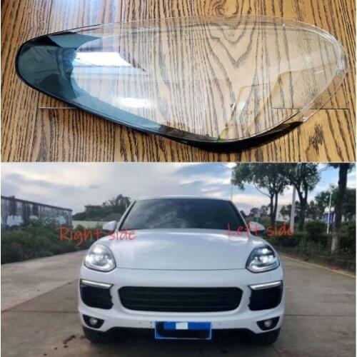 Car Headlight Lens For Porsche Cayenne 2015 2016 2017 Car Headlight Headlamp Lens Auto Shell Cover