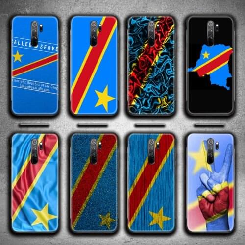 Congo Flag Phone Case for Redmi 9A 8A 7 6 6A Note 9 8 8T Pro Max Redmi 9 K20 K30 Pro