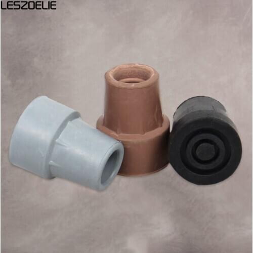 1 Piece Bottom Soft Gum Rubber Pads For Walking Stick Black Rubber Tips Fashion Walking Cane Gray End Cover Tip Brown Rubber Tip