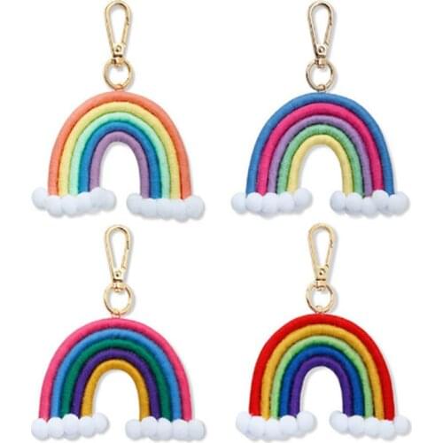 New arrival good quality weaving tassel handmade keychains keyholder keyring