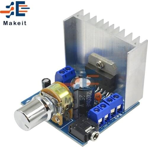 TDA7297 Amplifier Board Class B DC 9-15V 15W+15W 2.0 Channel Stereo Audio AMP with Volume Control For Speakers