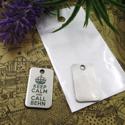 20pcs--"keep calm and call behn"stainless steel charms more style for choosing DIY pendants for necklace