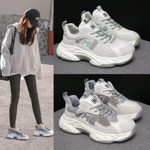 Popular Brand Womens New Style All-match Korean-Style Ultra-Fire Platform Street Racket Feet Casual Sneakers Women