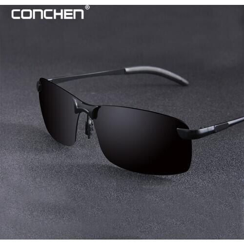 CONCHEN Photochromic Polarized Sunglasses For Men Outdoor Sports 2019 New Chameleon Driving Male Goggle Night Vision Sun Glasses