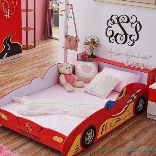 Tall Black Grape Monogram Initial Letter Personalized Sign Thick Wall Hanging Wall Fence Fencing Sign 18 "