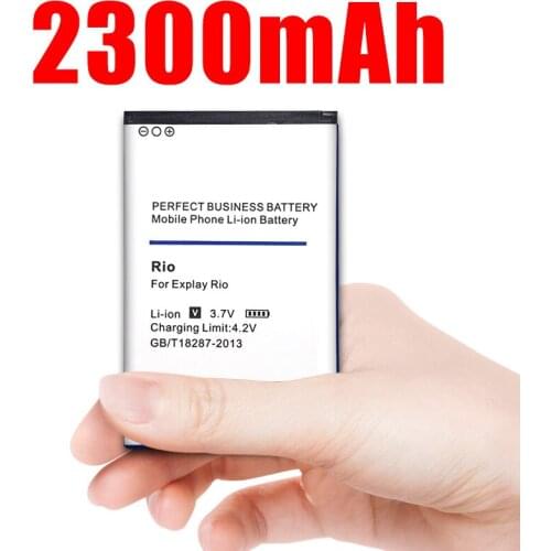 2300mAh Replacement Battery For Explay Rio Play Mobile Phone High Quality