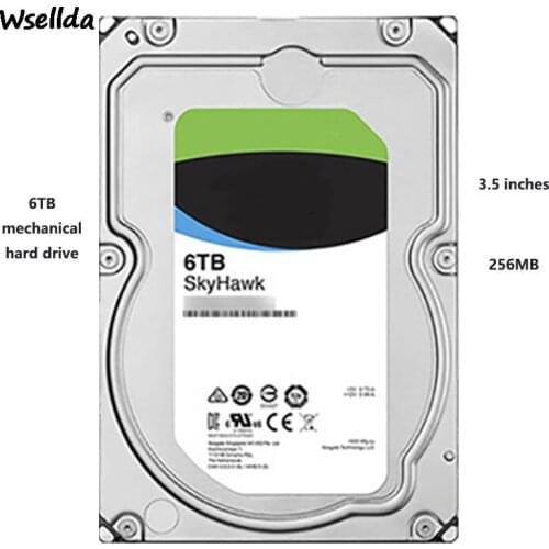 HDD 3.5 inch serial port 6TB desktop hard drive video recorder monitoring mechanical hard drive sata3 hd 6TB hd 6tb hard disk
