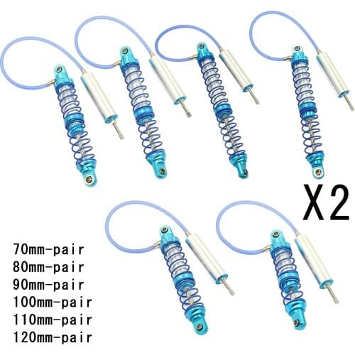 1Pair 1/10 1/8 RC Car Oil Adjustable Metal Shock Absorber Damper For Crawler