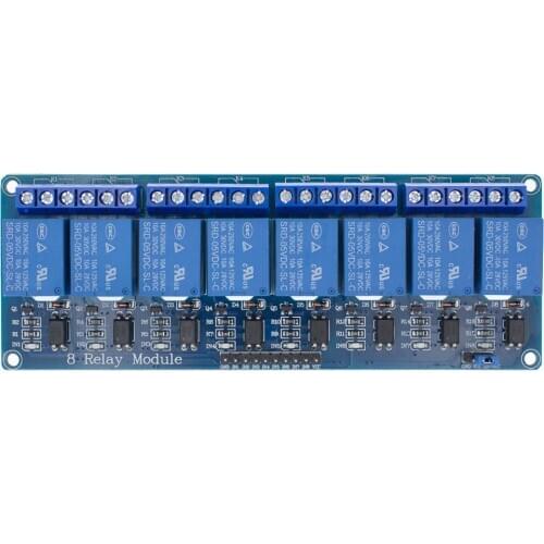 TENSTAR ROBOT 1pcs With optocoupler 8 channel 8-channel relay module relay control panel PLC relay 5V module