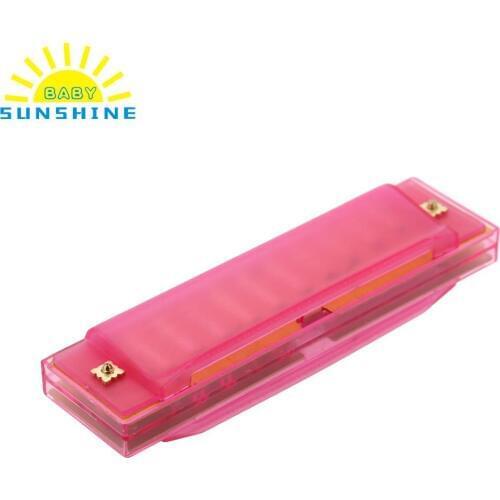 2 Colors Funny 10 Holes Harmonica Kids Music Instrument Education Music Instrument Baby Kids Toy New Year Birthday Gift