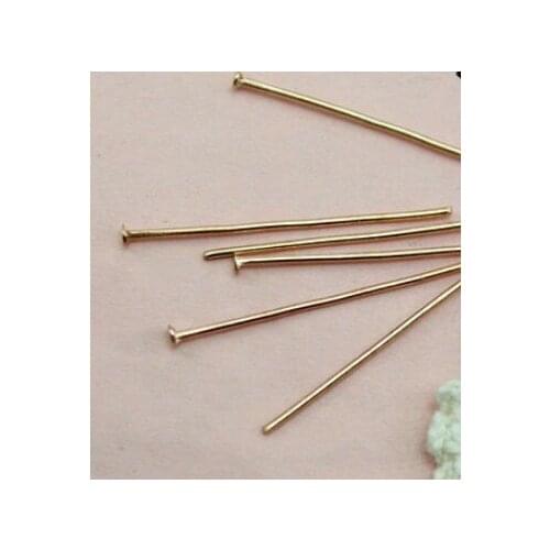 30mm 200pcs gold Mixed Metal Color Eye Head Pin Needles Beads Supplies for Jewelry Making Accessories Earring Findings Diy dsf3s