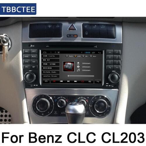 For Mercedes Benz CLC CL203 2008~2010 Car Android Multimedia Player Radio GPS Navigation IPS Screen HiFi WiFi BT