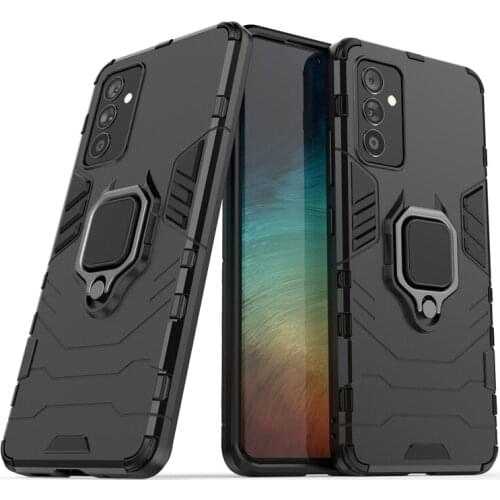 For Samsung Galaxy Quantum 2 Case Cover for Samsung Galaxy Quantum 2 Cover Finger Ring Kickstand Protective Phone Shell Capa