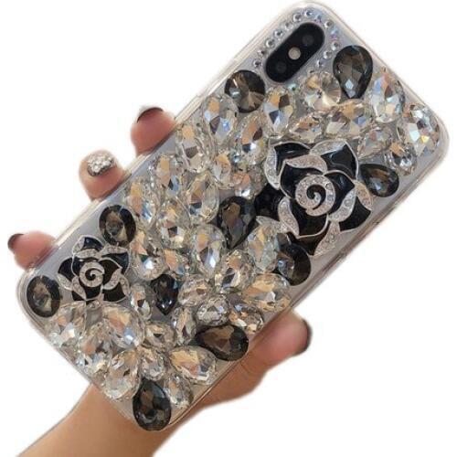 Luxury 3D Diamond Case Rhinestone Bling Phone Cover Crystal funda coque For Samsung S20 Ultra S10 S9 S8 Plus Note20 Ultra Note10