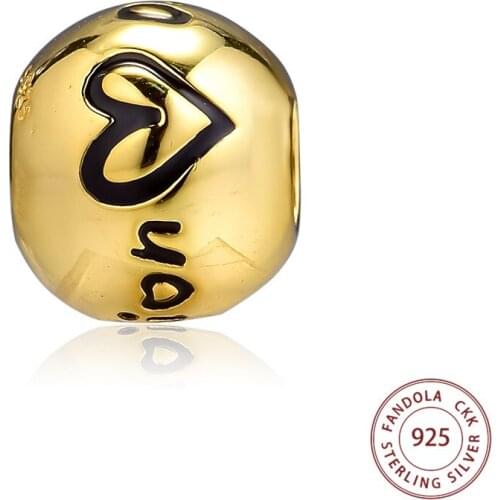 CKK Fits Pandora Bracelet Argent 925 Sterling Silver True Uniqueness Million Charms Beads for Women DIY Jewelry Making Perles