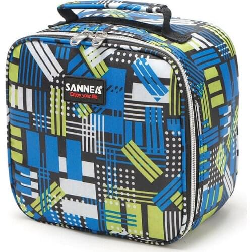 1 Piece Kids Printing Lunch Bag Portable Insulated Lunch Box Tote Cooler Handbag 4L Bento Pouch Container Food Storage Bags