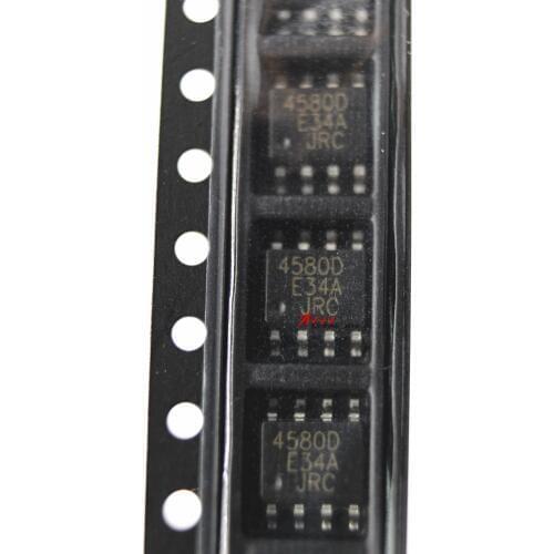 Dual Operational Amplifier 10PCS 4580 4580D NJM4580M JRC4580 SOP-8