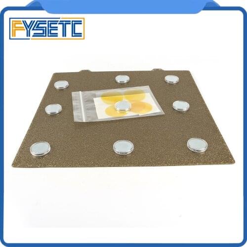 300x300mm Double Sided Textured PEI Spring Steel Sheet + Magnet Being Magnetic Hot Bed Plate For CR-10S CR10S Lulzbot