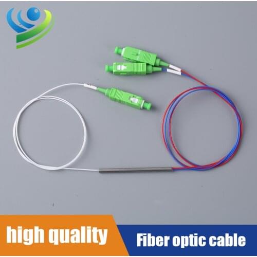FBT Optical Splitter SC APC 1X2 Fiber Coupler Singlemode Simplex
