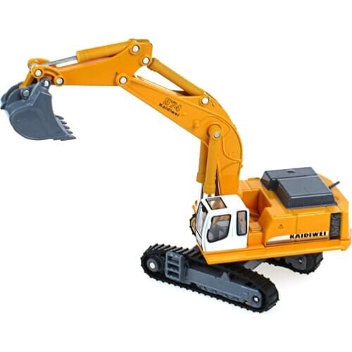 KAIDIWEI Metal Excavator Truck Toy 18cm Simulation Excavator Car Toys For Children, Collectible Trucks Model