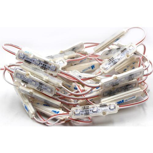 50pcs LED Module lighting SMD 5730 waterproof Green 565 nm LED Underwater Submersible Boat Night Fishing Light Fish Lamp 12v