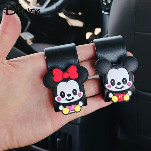 Disney Cartoon Car Seat Back Hook Hidden Multifunctional Storage Practical Rear Cute Small Hook Car Supplies