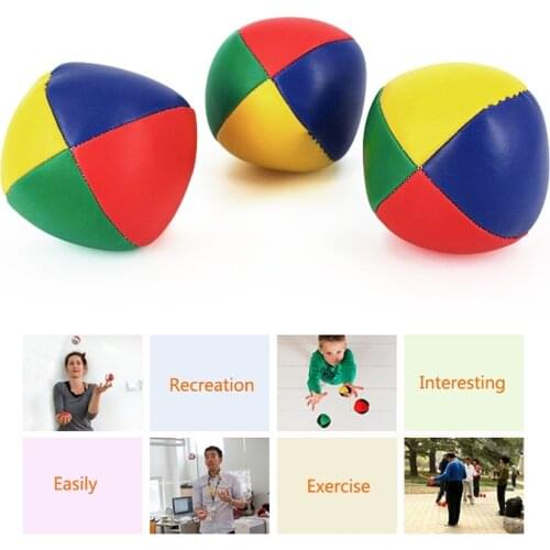 3pcs Professional Juggling Ball Set Acrobatics Toss Ball Educational Toy Children Sports Soft Stage Performance 111