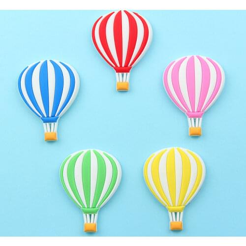 Fridge stickers for Japanese Korean cartoon childrens early childhood toys colored hot-air balloon soft white board stickers
