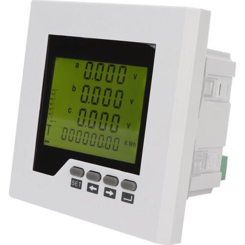 Original Professional LCD Power Meter 3-Phase Multi-Function Digital Display Tester Electric Energy Meter AC220V Power Meter