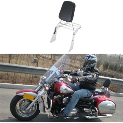 Backrest Sissy Bar + Luggage Rack Pad for Kawasaki Vulcan 1500 VN1500 Classic 1986-2013