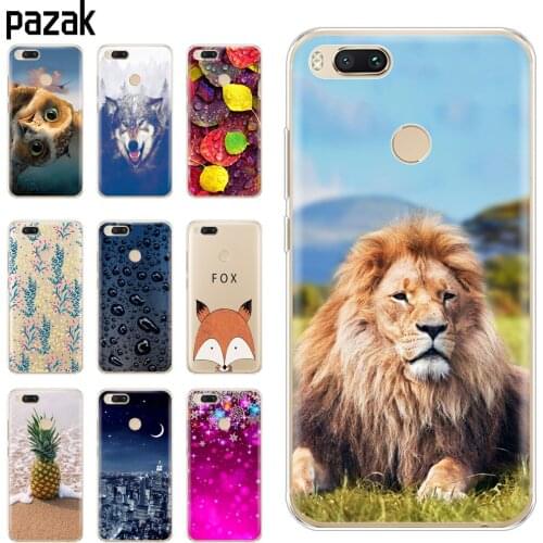 Silicon Case For Xiaomi Mi A1 case Soft TPU Back Phone Cover For xiaomi mi a1 Coque bumper clear printing Full Protection shell