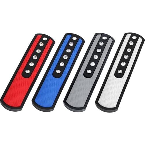 YOLU 4Pcs Car Door Guard Edge Bumper Buffer Trim Moldings Protection Strip Scratch Protector Anti-collision Strip Sticker