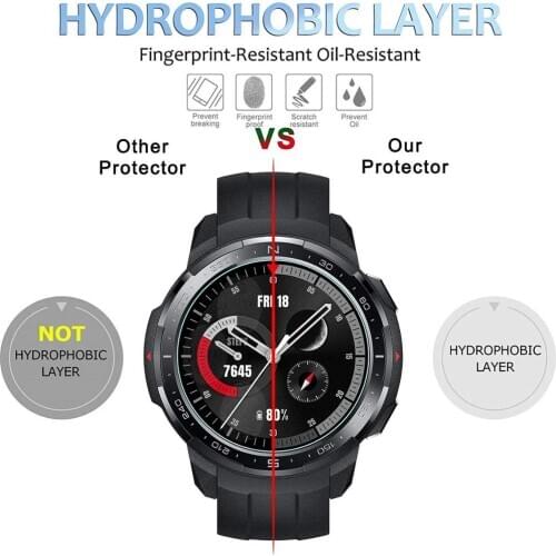For Huawei Honor Watch GS Pro Tempered Glass Screen Protector Film Guard Smartwatch Bracelet Protection Films full Accessories