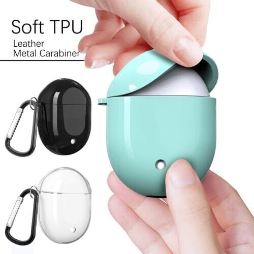 Bluetooth Earphone Protective Cover TPU Case Anti-scratch Hearphone Protector Box for Google Pixel Buds 2 Earbuds