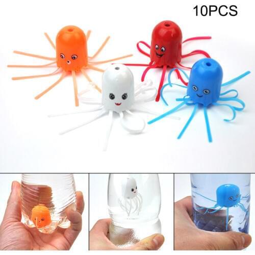 10pcs Cute Funny Toy Magical Magic Smile Jellyfish Float Science Toy Gift For Children Kids Random Color