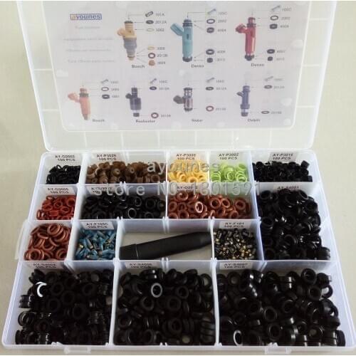 1501 Pieces/box Fuel Injector Repair Kits for Ford Audi Mitsubishi Toyota fuel injection service rebuild kits For AY-RK1111