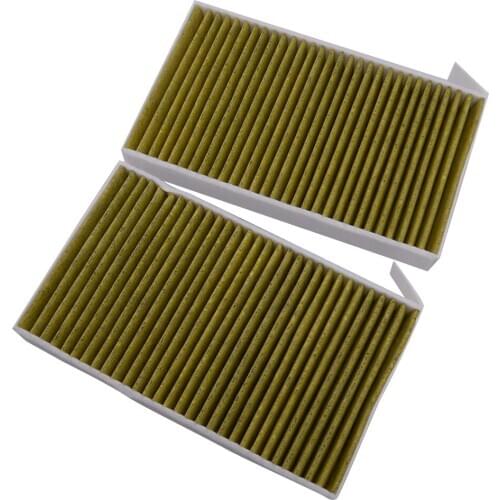 NEW 2pcs PM2.5 Cabin Air Conditioning Filter Activated Carbon Replacement Fit For Tesla Model 3 2017 2018 2019