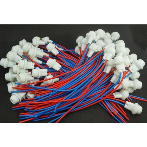 20pcs/lot Car 30CM T10 led bulb Connector W5W 168 194 Car Lamp Cable Auto Bulb Wire Light T15 LED Bulbs Socket adapter