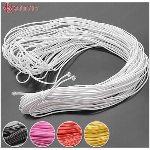 20213)50 Meters Thickness:1MM Elastic Rope Thread for Bracelet Beads Making Jewelry Accessories Findings Wholesale