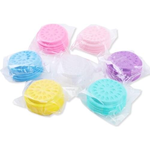 TDANCE 50pcs Wholesale Eyelash Glue Holder Pallets Eyelash Extension Supplies Plastic Disposable Makeup Tools