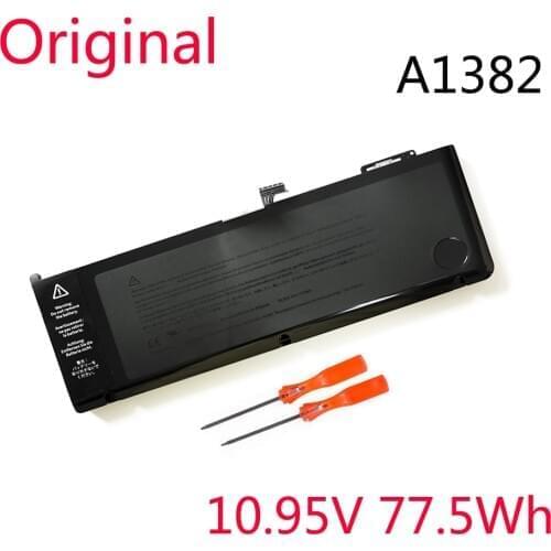 A1382 New Original Battery For Apple MacBook Pro 15" A1286 2011 2012 Version 77.5wh 10.95V
