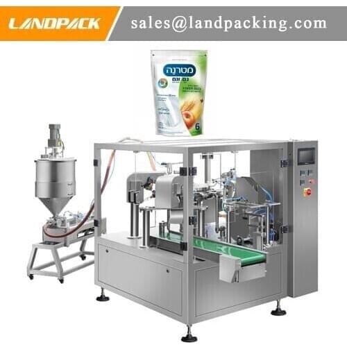 Automatic Multifunction Bagged Milk Rotary Filling Machine Leakproof