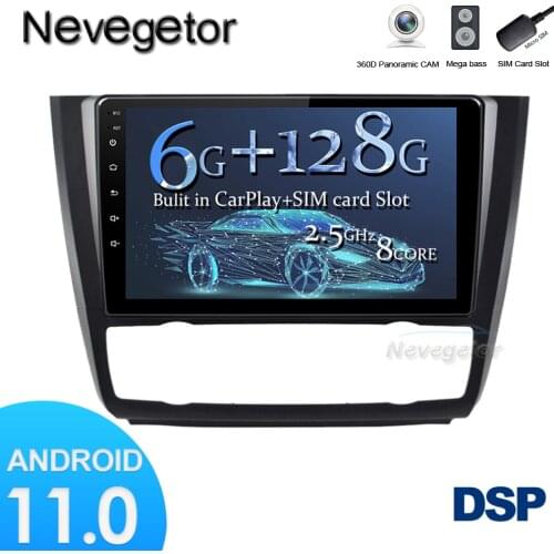 For BMW 1-Series 1 Series E88 E82 E81 E87 2004-2012 2 DIN Car Multimedia Player Android 11 Navigation GPS WIFI Head Unit Stereo