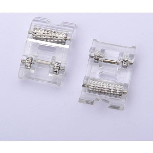 DOMESTIC SEWING MACHINES ROLLER FOOT SNAP ON Foot WILL FIT, BROTHER, JANOME, TOYOTA, NEW SINGER Automatic Needle Threader