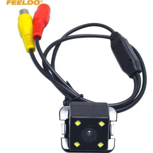 FEELDO Car Backup Rear View Camera With LED For Toyota Camry 2009-2012 Reversing Camera #4200